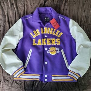 Brand New: Los Angeles Lakers Jacket Varsity Jacket: Never Worn